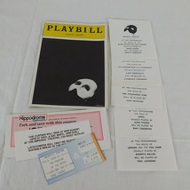 LOT Phantom Opera Playbill Ticket Stub Understudy Notes Jul 1992 Karen C... - $9.75