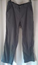 Duluth Trading Co Women&#39;s Pants Largex30 Gray Nylon Straight Cargo Hiking U2 - £19.82 GBP
