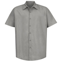 Men&#39;s Lightweight Short Sleeve Collared Button up Casual Dress Shirt - M - £16.72 GBP