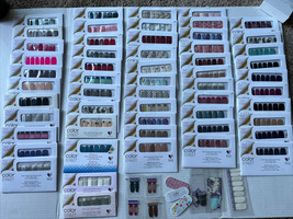 Color Street Nail Strips LOT *53 full sets Includes Pedicure French Manicure Etc - £276.61 GBP