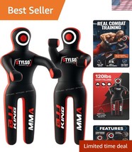 Unfilled Tackling Dummy for Wrestling &amp; Martial Arts – Enhance Your Skills - $107.99