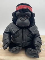 24K Polar Puff Special Effects Black Gorilla Ramon Bandana Biker 1997 9&quot; Tall - £12.51 GBP