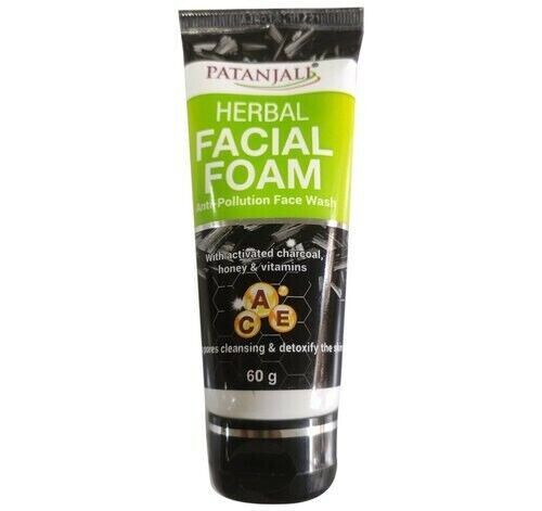 Patanjali Herbal Facial Foam Anti- Pollution Face wash For All Skin Type... - $8.04