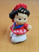 Fisher Price Little People USA Gold Medal Skater Replacement Part--Cake Topper - $11.87