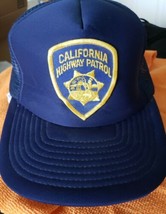Vintage California Highway Patrol Snap back Trucker Mesh Cap Hat (rc1) - £18.17 GBP