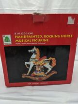 Handpainted Rocking Horse Musical Figurine Christmas Some Enchanted Evening - $13.11 CAD