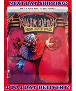 KILLER KLOWNS FROM OUTER SPACE (4K UHD &amp; Blu-ray) STEELBOOK Shout Factor... - $29.79