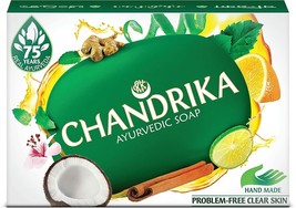 Chandrika. Bath and Body Ayurvedic Soap, 75g [Pack of 6] - £16.58 GBP