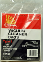 Hoover Electronic 1000 Type L Canister Vacuum Cleaner Bags H-4010030L - $26.95