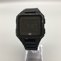 Adidas Digital Watch Men 39mm Black Day Date ADH4501 Backlight New Battery - $79.19