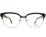 Prada Eyeglasses Frames VPR 54S UEZ-1O1 Green Brown Tortoise Square 52-1... - $98.99