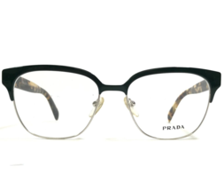 Prada Eyeglasses Frames VPR 54S UEZ-1O1 Green Brown Tortoise Square 52-16-140 - £77.84 GBP
