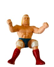 Thumb Wrestler Hulk Hogan WWF rubber suparstar WWE Vtg action figure toy 1980s - £18.53 GBP