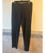 VINCE Black Double Pleat Front Trousers SZ 2 NWOT - £77.07 GBP