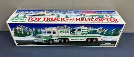 1995 Hess Toy Truck and Helicopter - £11.73 GBP