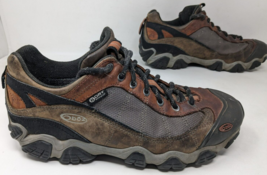 Oboz Firebrand II Low B-Dry Men Size 11 Waterproof Brown Leather Hiking Low Boot - £39.68 GBP