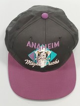 VINTAGE 1990s CCM Anaheim Mighty Ducks Snapback Cap Hat - £39.56 GBP