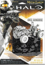 Halo Game Unsc Gungoose Metal Earth 3-D Laser Cut Steel Model Kit #MMS296 New - £9.90 GBP