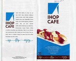 IHOP Cafe International House of Pancakes Military Highway San Antonio T... - £13.98 GBP