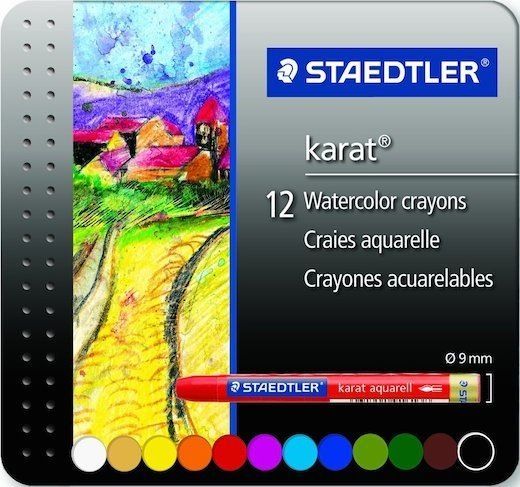 Staedtler Karat 12 Watercolor Crayons 223M12 - $14.95