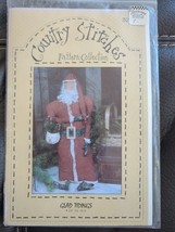 Country Stitches Glad Tidings 24&quot; St Nick Home Decor Pattern Collection - £9.88 GBP