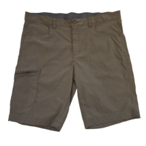 Eddie Bauer Men&#39;s Olive Cargo pocket Size 40 Casual stretch hiking outdoors - $18.78