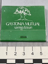 Vintage Matchbook Cover  Gastonia Mutual Savings &amp; Loan Gastonia, NC  gmg - £9.67 GBP