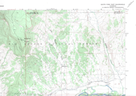 South Fork East, Colorado 1967 Vintage USGS Topo Map 7.5 Quadrangle Topo... - £18.50 GBP