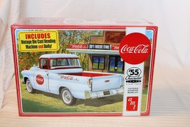 1/25 Scale AMT, Coca-Cola 1955 Chevy Cameo Model Kit, #1094/12 BN Sealed Box - £78.63 GBP