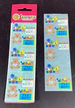 Sandylion Stickers It's A Boy Announcement Baby Shower Babies Scrapbook  Sheets - $12.38