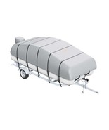 Pontoon Boat Cover, 23&#39;-24&#39; Waterproof Trailerable Pontoon Cover, 800D M... - £117.08 GBP