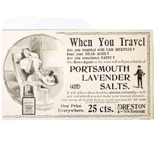 Preston Portsmouth Lavender Salts 1897 Advertisement Victorian Beauty AD... - $375.23 MXN