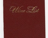 Old Oaken Bucket Wine List Westford Massachusetts 1970&#39;s - £13.99 GBP