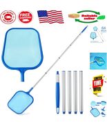 Pool Skimmer Net with 5-Section Adjustable Pole for Effortless Cleaning - $332.57 MXN