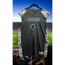badgersport b-wear michigan state spartans gray camo tank top size M - £18.71 GBP