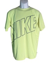 NIKE Shirt Sleeve Pull-Over Green Workout Shirt Large - $5.93