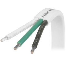 Pacer 14/3 AWG Triplex Cable - Black/Green/White - 100 [W14/3-100] - £51.36 GBP