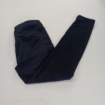 LOFT Corduroy Pants Women's Sz 26 (29×29) Blue Curvy Skinny Leg Pockets Stretch image 2