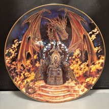 Franklin Mint Royal Doulton Dragon Fire Plate Myles Pinkney Limited Ed 8... - £11.70 GBP