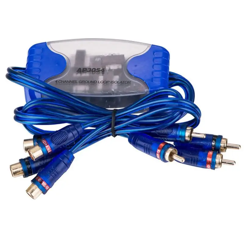 Universal Noise Sound Eliminator 4 Channel RCA Ground Loop Isolator Noise - £15.25 GBP