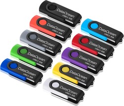 10 Pack 8GB USB 2.0 Flash Drive Memory Stick Thumb Drives 8GB X 10 Mixed Colors - £36.42 GBP