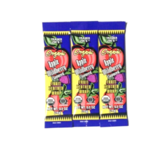 3x Trader Joe&#39;s Organic Apple Wildberry Fruit Leather Wraps Roll Up 01/2024 - £7.14 GBP