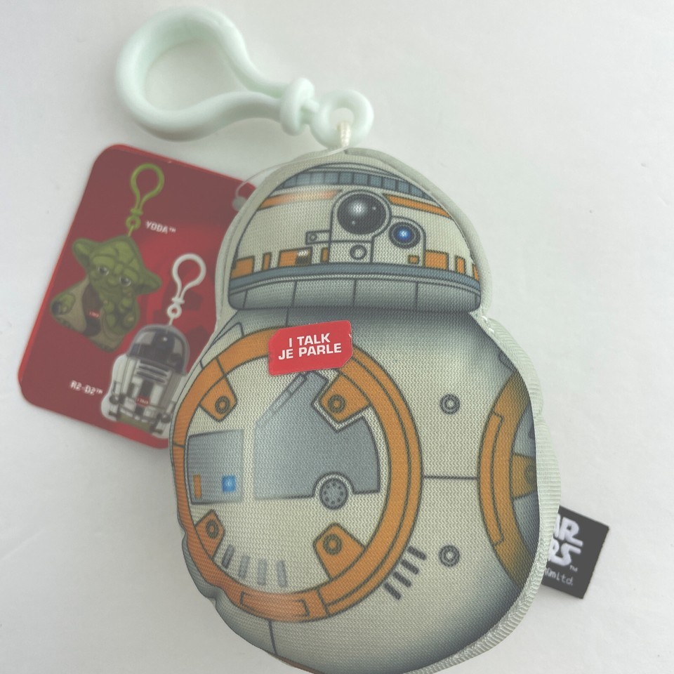 Star Wars Episode 8 The Last Jedi Clip On Talking Plush BB8 Chewbacca Darth R2D2 Item image 5