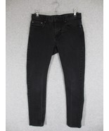 Old Navy Men&#39;s Jeans Skinny Black Low Rise Built In Flex Size 29 x 30 - $26.99