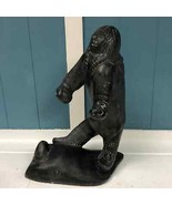 Vintage Canadian Inuit Art Stone Carving by Henry Anautak heavy soapston... - €331,68 EUR