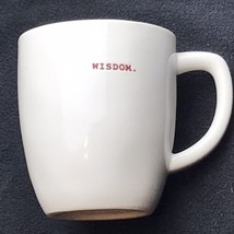 Rae Dunn &quot;WISDOM.&quot; Mug-Artisan Collection by Magenta-Red Interior - £7.95 GBP