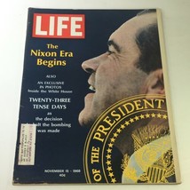VTG Life Magazine November 15 1968 - Richard Nixon Era Begins 23 Tense Days - £10.47 GBP