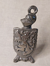 Vintage Knight &amp; Shield Cast Iron Bottle Opener &amp; Stand - $53.81