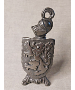 Vintage Knight &amp; Shield Cast Iron Bottle Opener &amp; Stand - $53.81