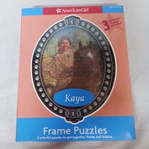 American Girl Framed Puzzles Kaya 3 - 50 Piece Puzzles New in Box 2007 - £14.66 GBP